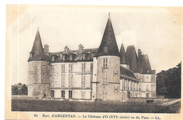 Delcampe - ARGENTAN : LE CHATEAU D'O - Argentan