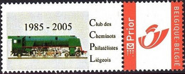 DUOSTAMP** / MY STAMP** - 1985/2005 - Club Des Cheminots Philatélistes Liégeois / Luikse Filatelisten Club - Postfris