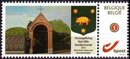 DUOSTAMP** / MY STAMP** - Postzegelkring Sint-Gillis Dendermonde 2015 - Onze Lieve Vrouw Van Gaverland Kapel - Postfris