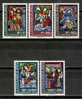 Luxembourg 1972 Luxemburgo / Welfare Religion Stained Glass MNH Cáritas Vidrieras / Cu17612  33-43 - Verres & Vitraux