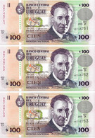 Delcampe - URUGUAY 2003 100 Peso - P.85a Neuf UNC - Uruguay