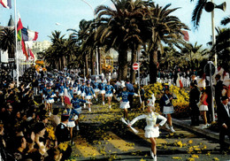 Nice * Bataille De Fleurs Et Défilé De Majorettes * Troupe Fête Carnaval Mi Câreme - Markten, Feesten