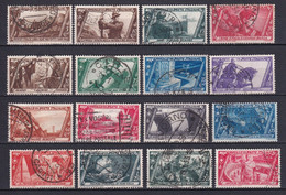 ITALIE - SERIE COMPLETE YVERT N° 305/320 OBLITERES - COTE = 175 EUR. - Used