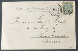 France N°111 Sur CPA - TAD BORDEAUX A BUENOS AIRES 1° L.J.N°1 - 20.5.1903 - (B588) - 1877-1920: Semi-Moderne