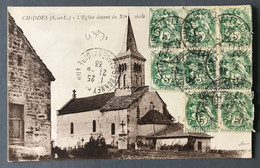 France N°111 (x8) Sur CPA 12.9.1933 - (B591) - 1921-1960: Modern Period