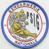 PATCH ECUSSON INSIGNE  GENDARMERIE PSIG CASTELNAUDARY - Police & Gendarmerie