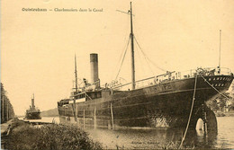 Ouistreham * Les Charbonniers Dans Le Canal * Bateaux Bateau - Ouistreham