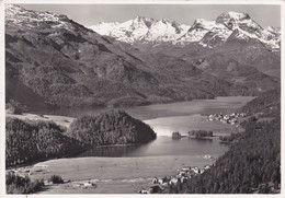 SUISSE,SWITZERLAND,HELVETIA,SWISS,GRISONS,SILVAPLANA,LAC DE CHAMPFER,CAMPFER,CARTE PHOTO - Silvaplana