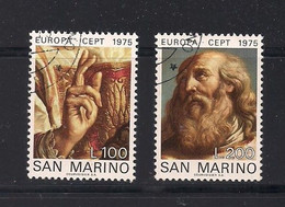 Cept 1975 Saint-Marin San Marino Yvertn° 891-892 (o) Oblitéré - 1975