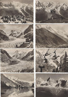 Chamonix Lot De 10 Petites Photos 6,2 X 8,8 Cm - Lieux