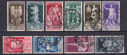 ITALIE - 1937 - YVERT N°396/405 OBLITERES Signés NEWIGER BPP - COTE Sassonne = 275 EUR. - - Used