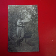 CARTE PHOTO SOLDAT UNIFORME PIPE - Uniformes