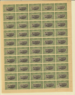 Congo Belge Ocb Nr:  54 ** MNH (zie Scan) IV D2  3 Timbres Abimé - Volledige Vellen