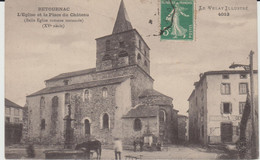 RETOURNAC (43) - L'Eglise Et La Place Du Château - Bon état - Retournac