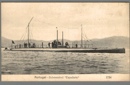 CPA - Portugal - Submersival Espadarte - Sous Marin - Submarinos