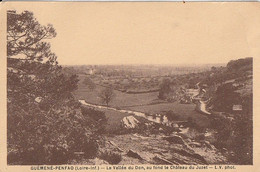 GUEMENE-PENFAO -  La Vallée Du Don, Au Fond Le Château De Juzet.  Rare - Guémené-Penfao