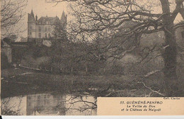 GUEMENE-PENFAO -    La Vallée Du Don Et Le Château De Halgoet.. Carte Rare - Guémené-Penfao