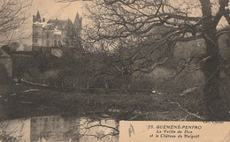 GUEMENE-PENFAO -    La Vallée Du Don Et Le Château De Halgoet.. Carte Rare - Guémené-Penfao