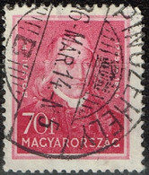Hongrie - 1932 - Y&T N° 460, Oblitéré Pinozehely - Marcofilie