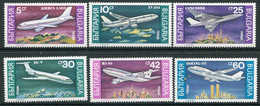 BULGARIA 1990  Passenger Aircraft MNH / **.  Michel 3858-63 - Unused Stamps