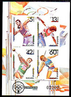 BULGARIA 1990 OLYMPHILEX Exhibition Block  MNH / **.  Michel Block 212 - Neufs