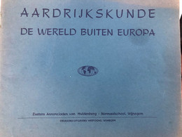 2 Boekjes: Aardrijkskunde De Wereld Buiten Europa & Europa - Zusters Annonciaden Van Huldenberg - Geografía