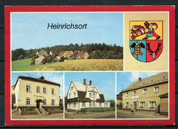 (04174) Heinrichsort Kr. Hohenstein-Ernsthal - Mbk. Mit Wappen - Gel. 1994 - DDR - Bild Und Heimat Reichenbach - Lichtenstein