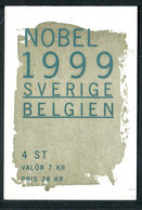 Carnet Suède N°2123 - Couv; Avec Nobel 1999 Tp Émission Commune Avec La Belgique - Sin Clasificación