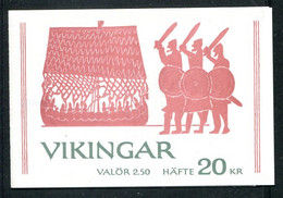 Carnet Suède N°1575 - Couv; Avec Bateau Wiking -Tp Flotille De Drakhrs , Proue De Bateau, Gardes D'épées... - Unclassified