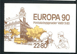 Carnet Suède N°1572 - Couv; Avec Sujet Hôtel Des Postes1999 TpMusée De Stockholm Et Hôtel De Postes - Non Classificati