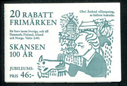 Carnet Suède N° 1645 - Couv. Dessin Ferme Et Animaux TP : Chèvre , Musée Stansen De Stockholm - Ohne Zuordnung