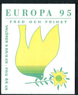 Carnet Suède N° 1853 Europa - Couv. Oiseau Stylisé - TP Bois, Sculptures Thème Paix Et Liberté - Unclassified