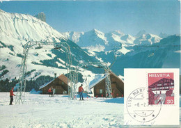 Marbachegg - Blick Auf Schybegütsch Und Berneralpen          Ca. 1970 - Marbach