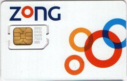 PAKISTAN GSM Card : GZO02 ZONG Circles (chip 1) / Dial 310 MINT - Pakistan