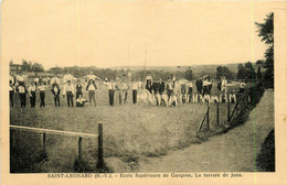 St Léonard De Noblat * école Supérieur Des Garçons * Le Terrain De Jeux - Saint Leonard De Noblat