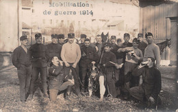 Carte-Photo Militaria - Soldats - Armée Suisse - Schweizer Armee - Dragons -  Mobilisation Guerre 1914-18 - Other & Unclassified