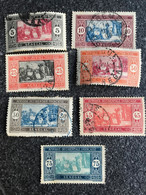 SENEGAL:1922-26 TIMBRES N° 72,74,76,77,78,80,84 Oblitéré - Unused Stamps