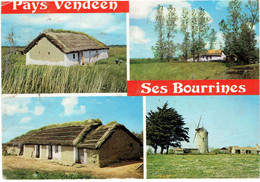 CPM FRANCE 00 REGIONS VENDEE - Les Bourrines Dans Le Marais - 1971 - Pays De La Loire