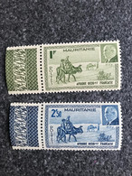 MAURITANIE:1941  Timbres N° 123,124 Neuf** - Unused Stamps