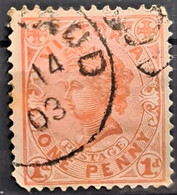 VICTORIA 1901 - Canceled - Sc# 198 - 1d - Used Stamps