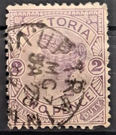 VICTORIA 1886/87 - Canceled - Sc# 162 - 2d - Gebraucht