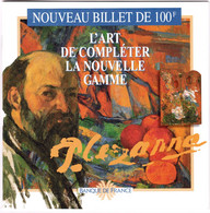 Livret 12 Pages Nouveau Billet De 100 F Francs Paul Cézanne Banque De France Documentation Fascicule Cahier Recueil 1997 - 100 F 1997-1998 ''Cézanne''