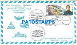 151298 ARGENTINA BUENOS AIRES CANCEL AVIATION VUELO EXPOSICION INTERNACIONAL YEAR 1994 CIRCULATED TO URUGUAY NO POSTCARD - Cartas & Documentos