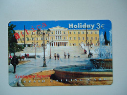 GREECE  USED PREPAID CARDS  MONUMENTS LADSCAPES MYKONOS - Landschaften