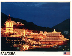 (EE 32) Malaysia - Buddhist Temple At Night - Buddhism