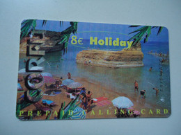 GREECE  USED PREPAID CARDS  MONUMENTS LADSCAPES CORFU - Landscapes