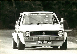 160121 PHOTO SPORT AUTOMOBILE Course Rallye VW Ecurie ROXANE Dordogne - Golf ? - Rally Racing