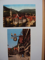 2 CP / 2 PK  Bad Urach    1. Schloß Und Kirche   2. Wilhelmstrasse - Bad Urach