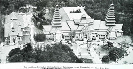 ► 1931 Exposition Coloniale PARIS - Pavillon Indes Neerlandaises Avant Incendie  - Coupure De Presse (Encadré Photo) - Historische Dokumente