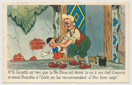 CPSM - WALT DISNEY / MICKEY MOUSE S.A. - Série Pinocchio N°5 - Gepetto Est Ravi Que La Fée Bleue.... - Otros & Sin Clasificación